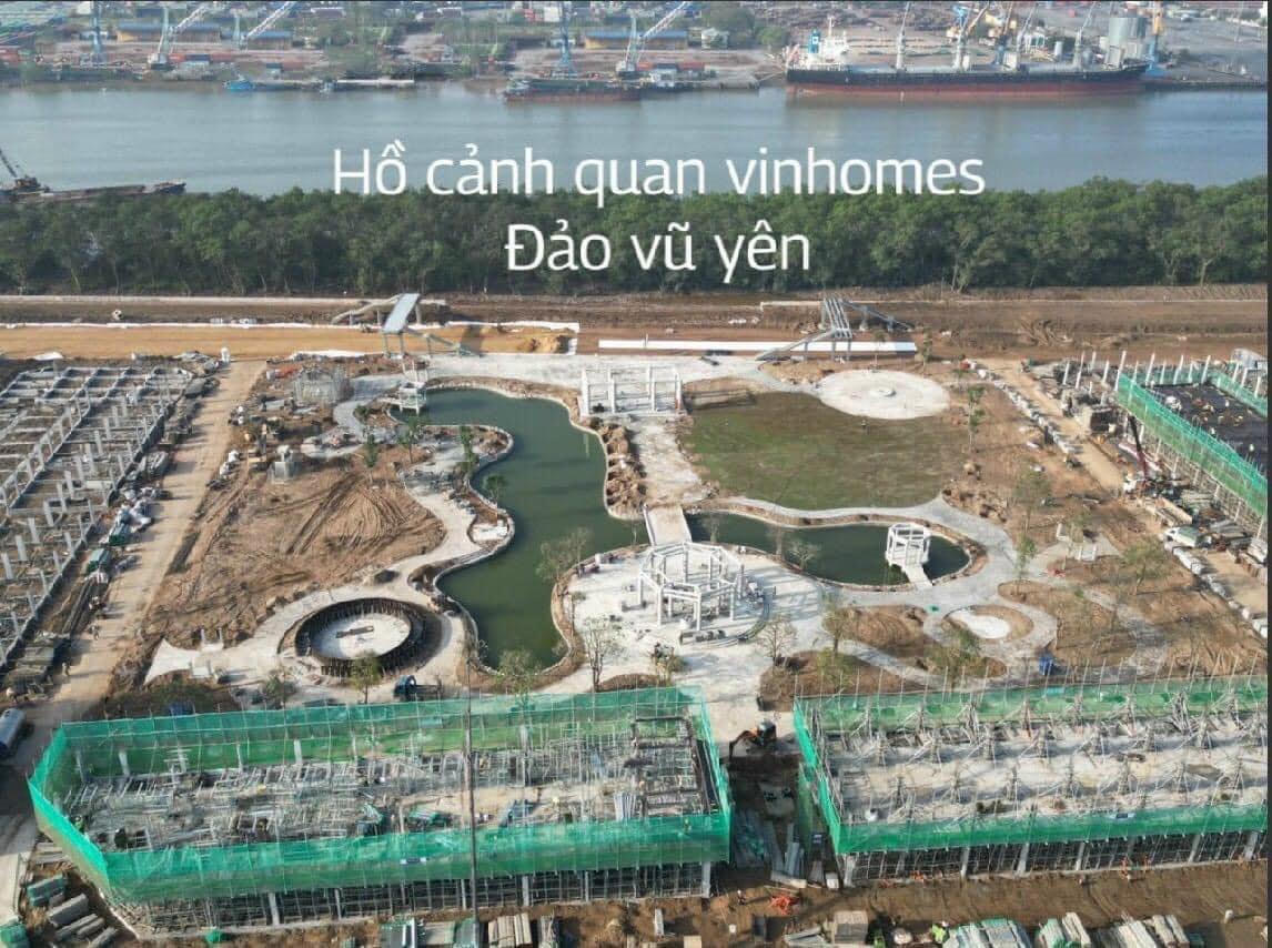 Tiến độ xây dựng các khu chức năng của dự án Vinhomes Vũ Yên 