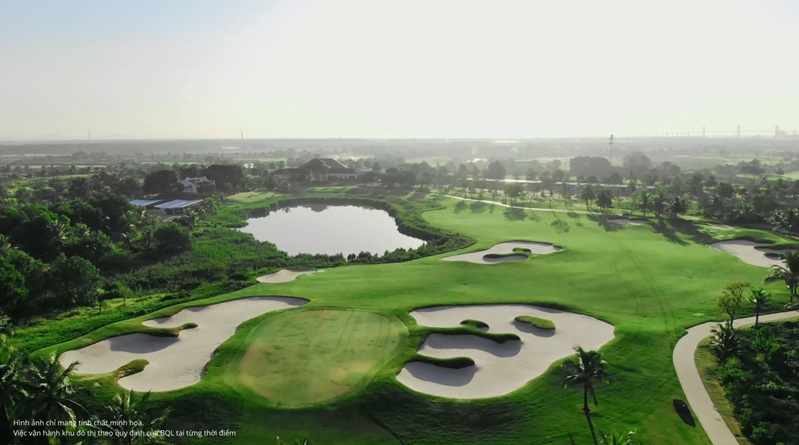 Sân golf 36 hố với diện tích lên tới 160ha hàng đầu Đông Nam Á