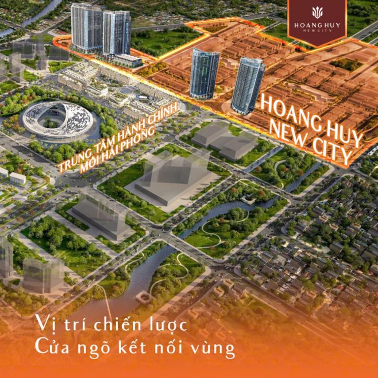 Vị trí dự án Hoàng Huy New City 