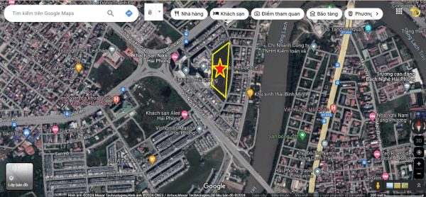 Vị trí dự án chung cư Chiyoda Hải Phòng 