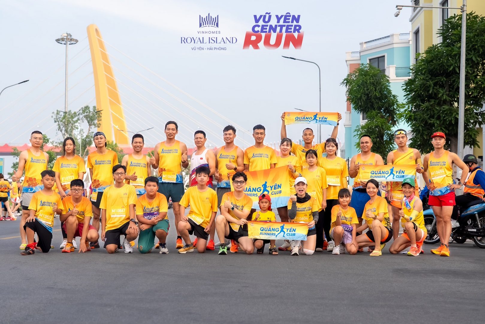 Giải chạy Center Run Vinhomes Vũ Yên | 3000 Runners bùng nổ trên cầu Hoàng Gia 
