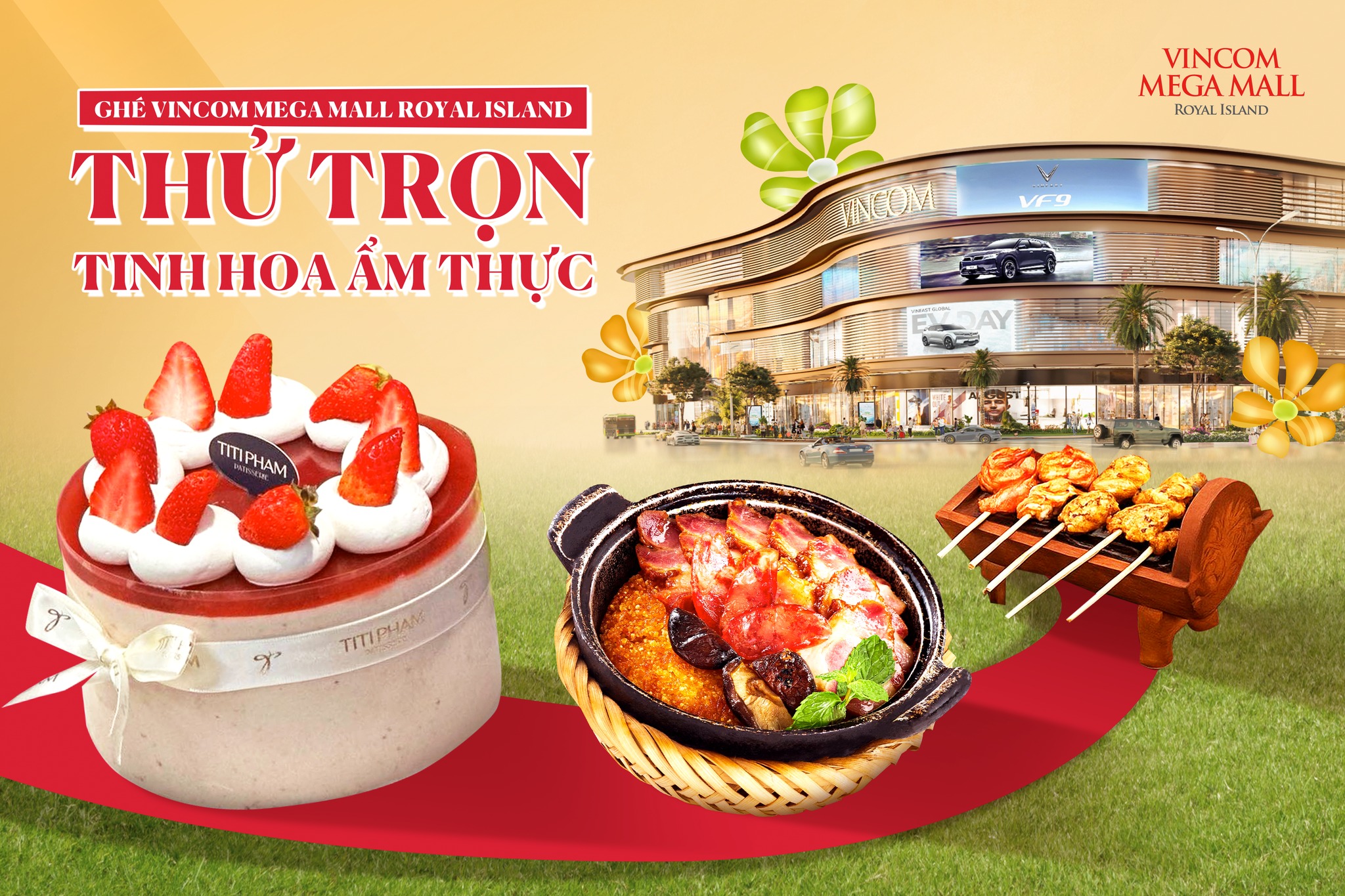Vincom Mega Mall có quy mô và thiết kế hiện đại