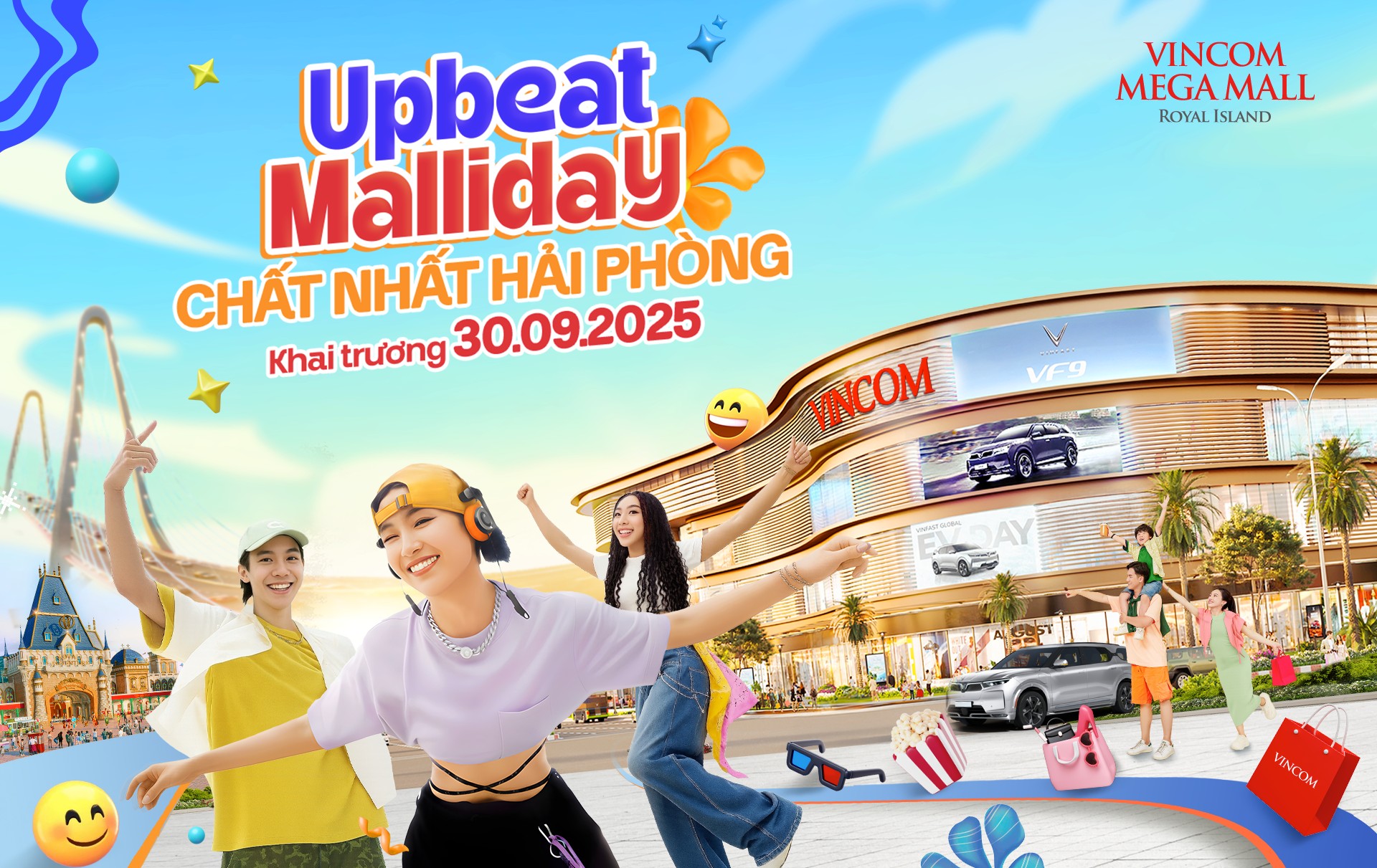 Vincom Mega Mall Vinhomes Vũ Yên | Trung tâm thương mại đảo sinh thái Hải Phòng