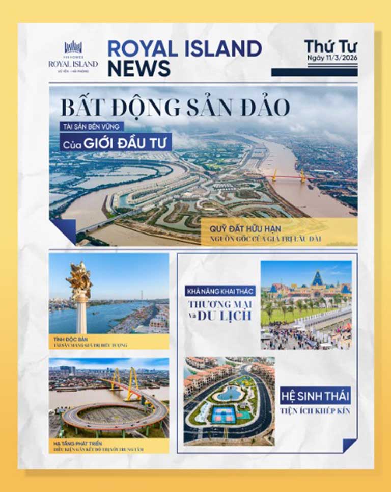 Vinhomes Vũ Yên Royal Island | BĐS Đảo - Tài sản bền vững của giới đầu tư Vinhomes Vũ Yên Royal Island | BĐS Đảo - Tài sản bền vững của giới đầu tư