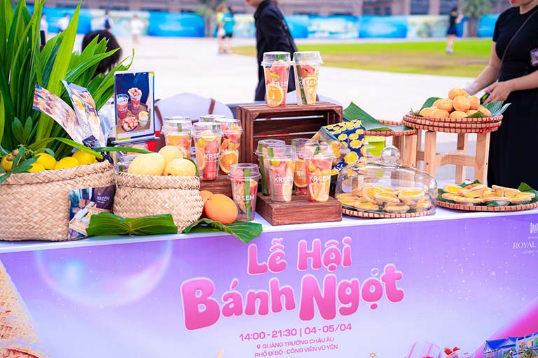 Sweet Fest 2026: Thiên đường bánh ngọt, trà sữa tại Vinhomes Vũ Yên Royal Island