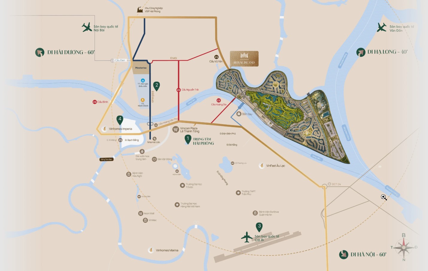 vi tri vinhomes vu yen tai hai phong