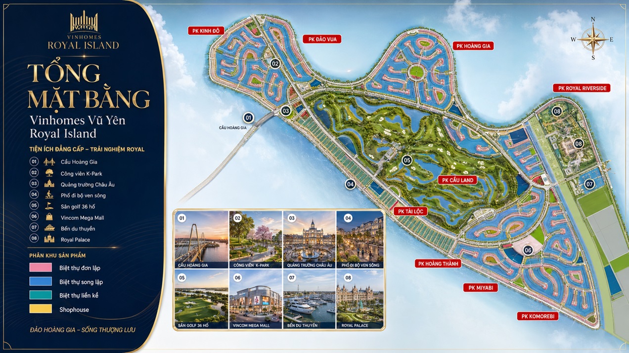 Mặt bằng Vinhomes Vũ Yên Royal Island | Cập nhật mới nhất 2026 Mặt bằng Vinhomes Vũ Yên Royal Island | Cập nhật mới nhất 2026